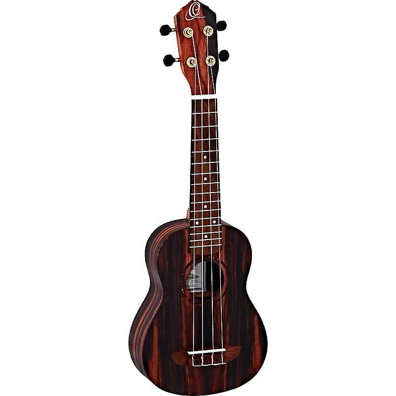 Ukelele soprano con tapa de ébano serie Timber RUEB-SO de Ortega Guitars
